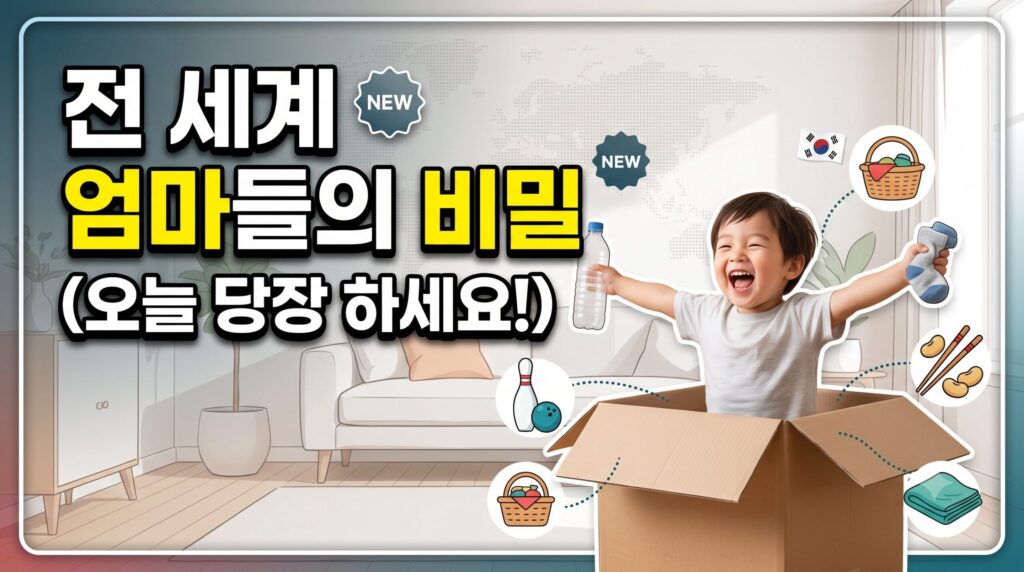 돈 안 드는 전 세계 부모들의 비밀: 집안 물건으로 끝내는 우리 아이 두뇌·신체 발달 놀이 10가지