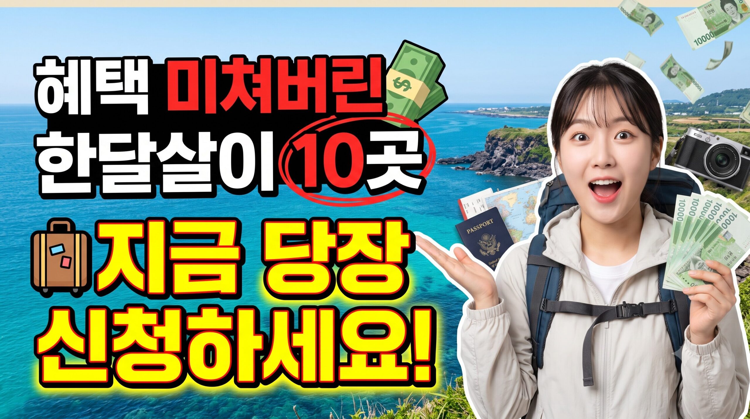 [특집] 2026년 하반기 전국 지자체 한달살이 지원사업 총정리: 체류형 워케이션 및 귀농귀촌 완벽 가이드 (베스트 10선)