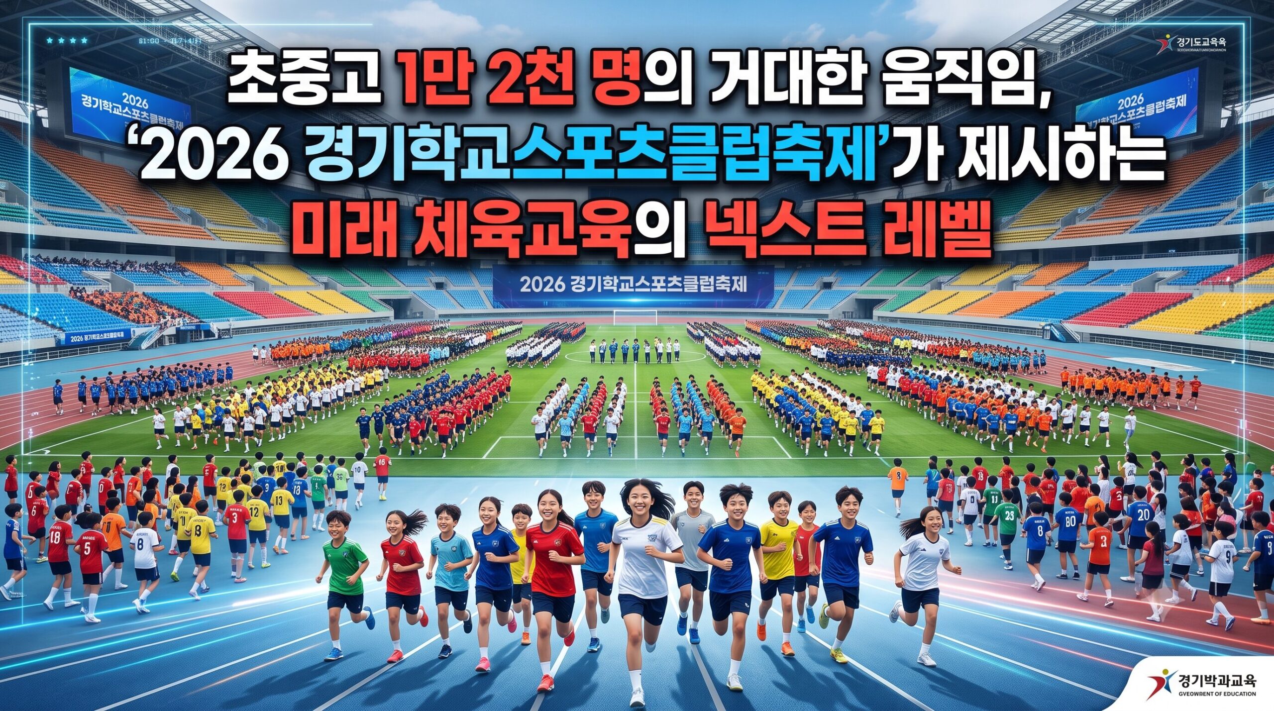 1만 2천 명의 땀방울, ‘2026 경기학교스포츠클럽축제’ 개최 및 미래 체육교육 트렌드 분석