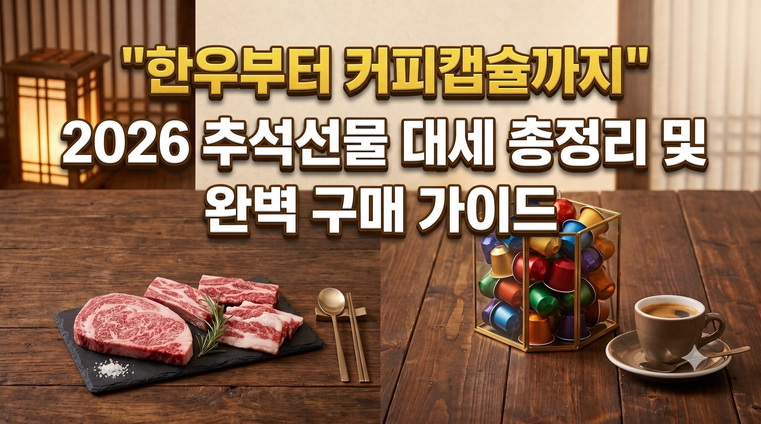 [마중물 웹키즈뉴스] 2026 빅데이터가 증명한 추석선물세트 베스트 10 & 실패 없는 고르는 꿀팁 완벽 가이드
