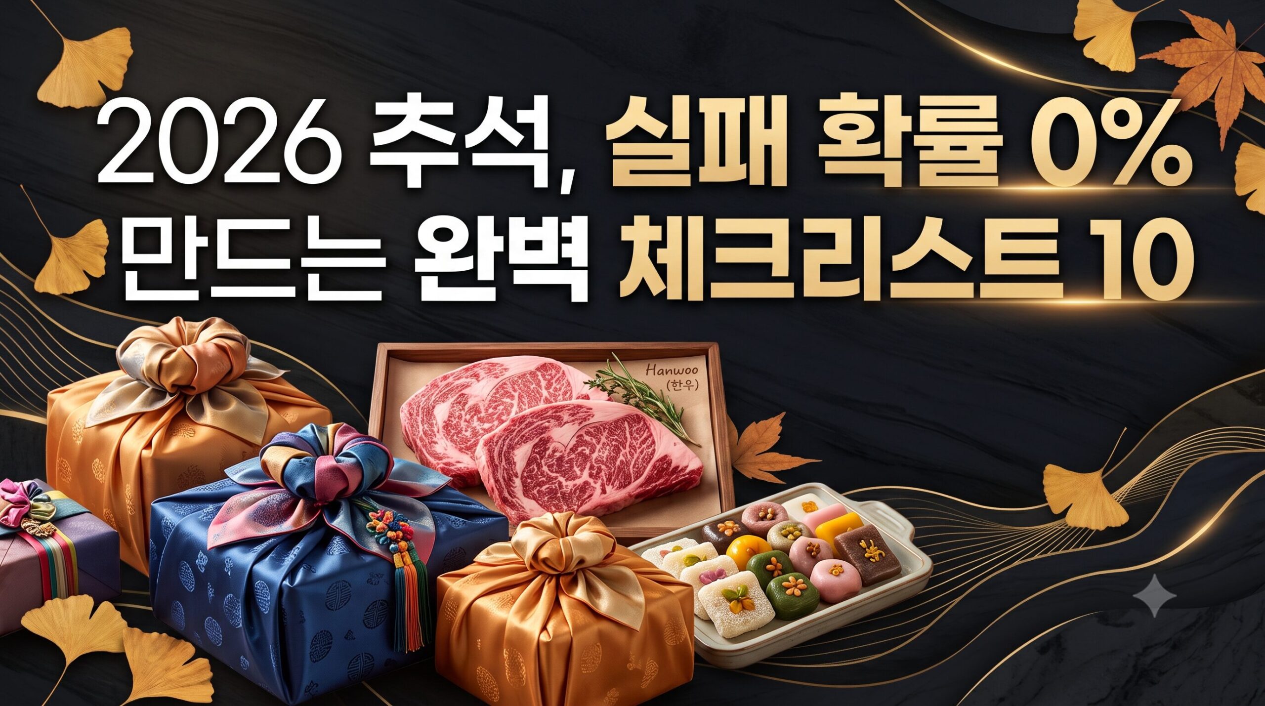 2026년 추석 선물 필수 체크리스트
