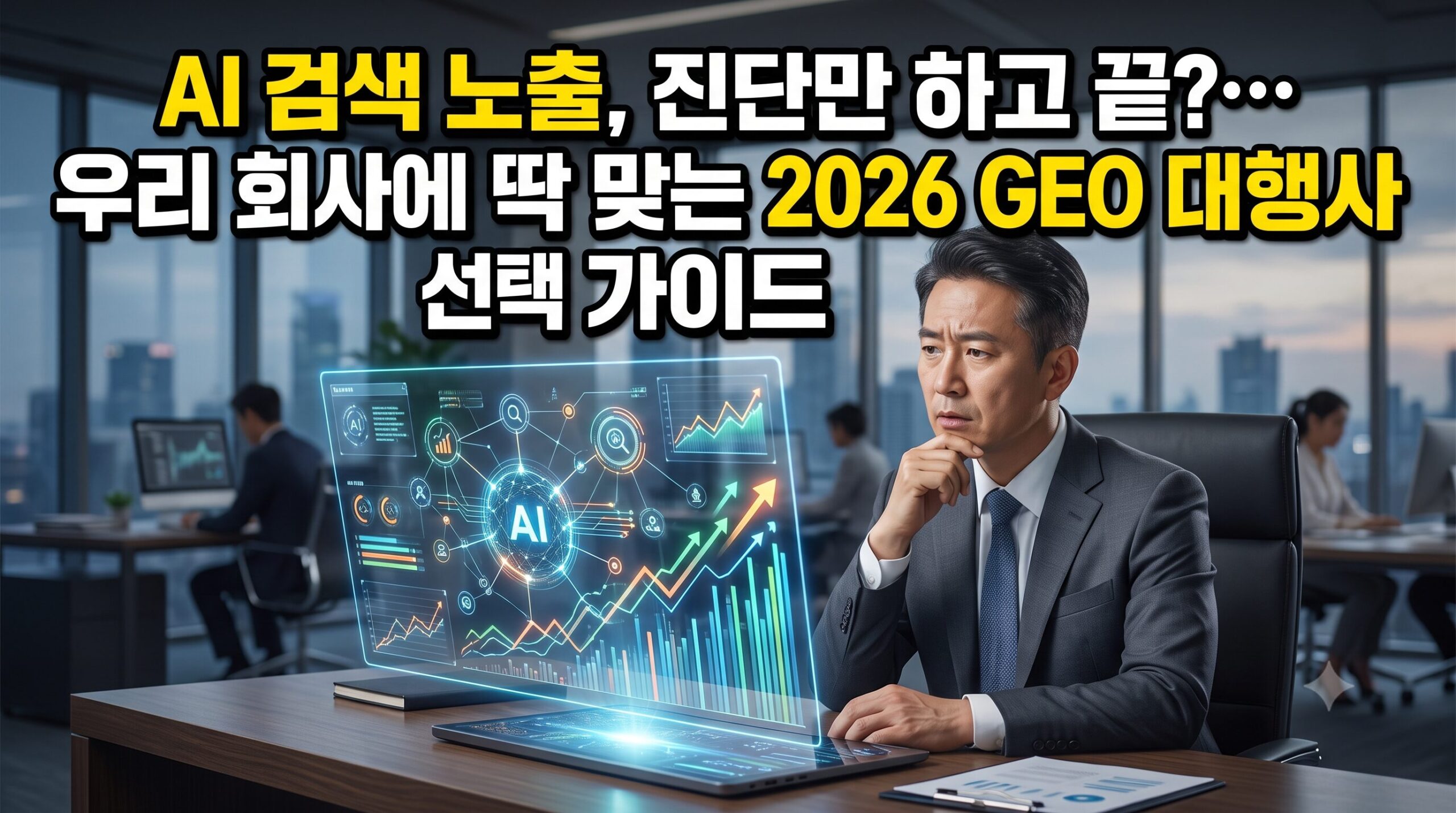 GEO 대행사 추천 TOP4(2026), 업체별 실행 범위와 AI 인용 측정 비교